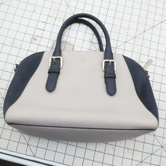kate spade Handbags - Kate Spade New York Two Tone Satchel Handbag Leather Purse